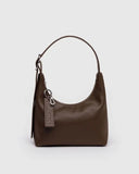 BAGGU Mini Shoulder Bag - Recycled Leather - Plastic Freedom