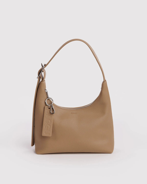 BAGGU Mini Shoulder Bag - Recycled Leather - Plastic Freedom