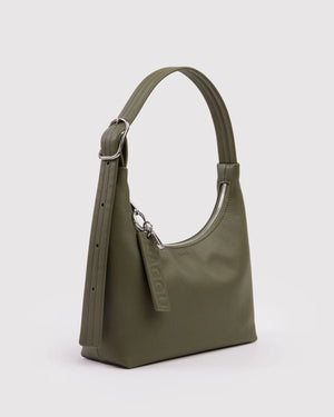 BAGGU Mini Shoulder Bag - Recycled Leather - Plastic Freedom
