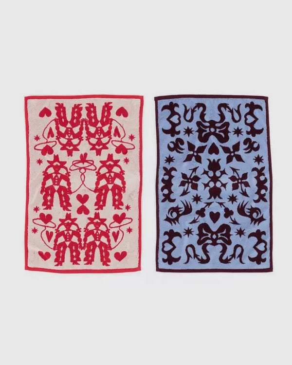 BAGGU Organic Cotton Hand Towel x2 Pack - Plastic Freedom