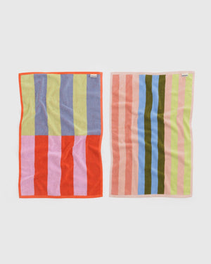 BAGGU Organic Cotton Hand Towel x2 Pack - Plastic Freedom