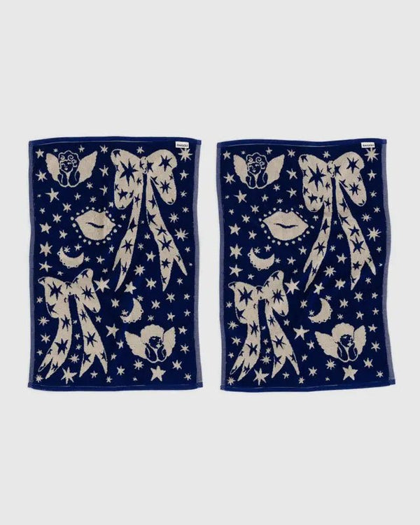 BAGGU Organic Cotton Hand Towel x2 Pack - Plastic Freedom