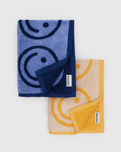 BAGGU Organic Cotton Hand Towel x2 Pack - Plastic Freedom