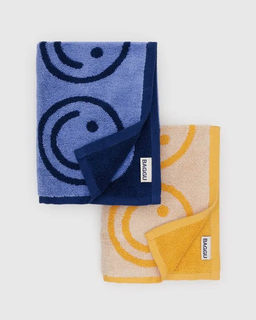 BAGGU Organic Cotton Hand Towel x2 Pack - Plastic Freedom