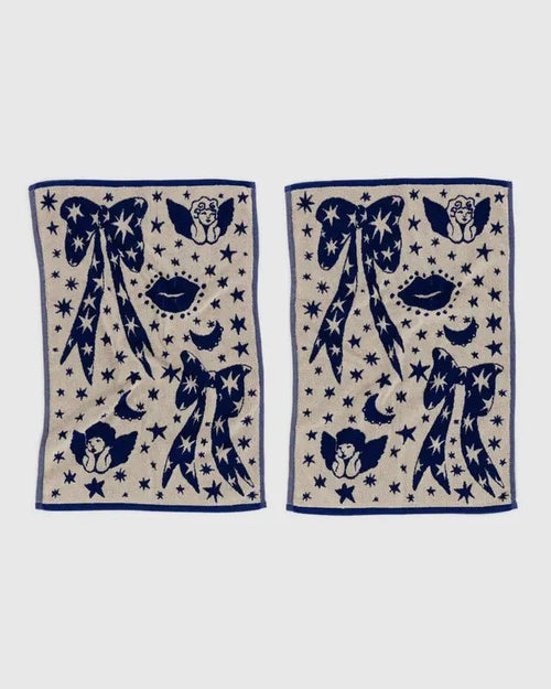 BAGGU Organic Cotton Hand Towel x2 Pack - Plastic Freedom