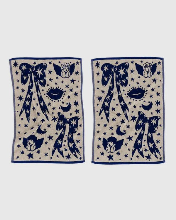 BAGGU Organic Cotton Hand Towel x2 Pack - Plastic Freedom