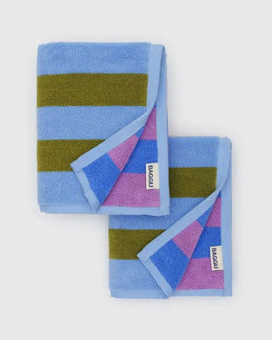 BAGGU Organic Cotton Hand Towel x2 Pack - Plastic Freedom