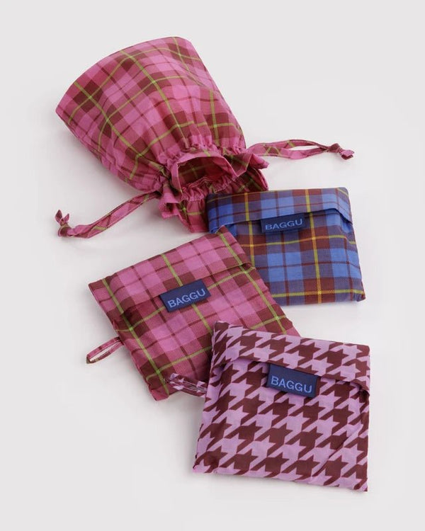 BAGGU Reusable Recycled Bags - x3 Pack - Plastic Freedom