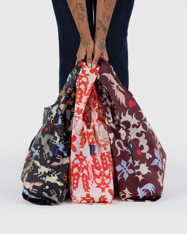 BAGGU Reusable Recycled Bags - x3 Pack - Plastic Freedom