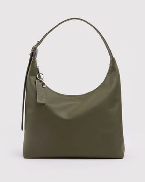BAGGU Shoulder Bag - Recycled Leather - Plastic Freedom