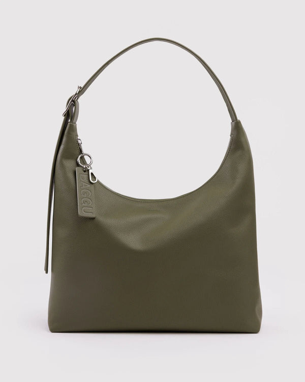 BAGGU Shoulder Bag - Recycled Leather - Plastic Freedom