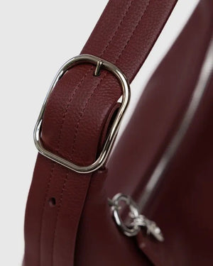 BAGGU Shoulder Bag - Recycled Leather - Plastic Freedom
