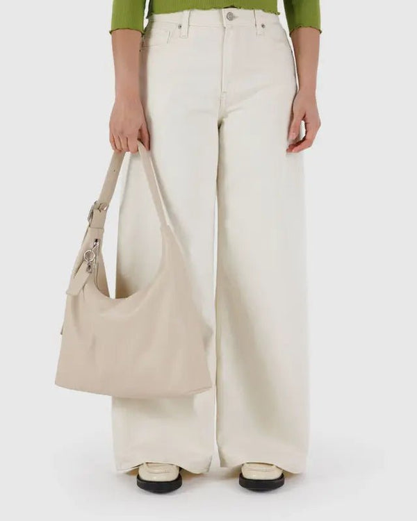 BAGGU Shoulder Bag - Recycled Leather - Plastic Freedom
