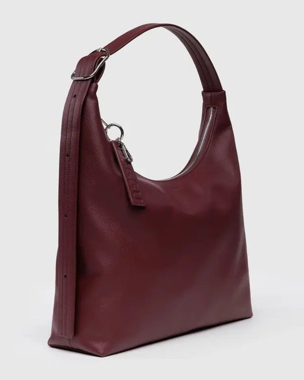 BAGGU Shoulder Bag - Recycled Leather - Plastic Freedom