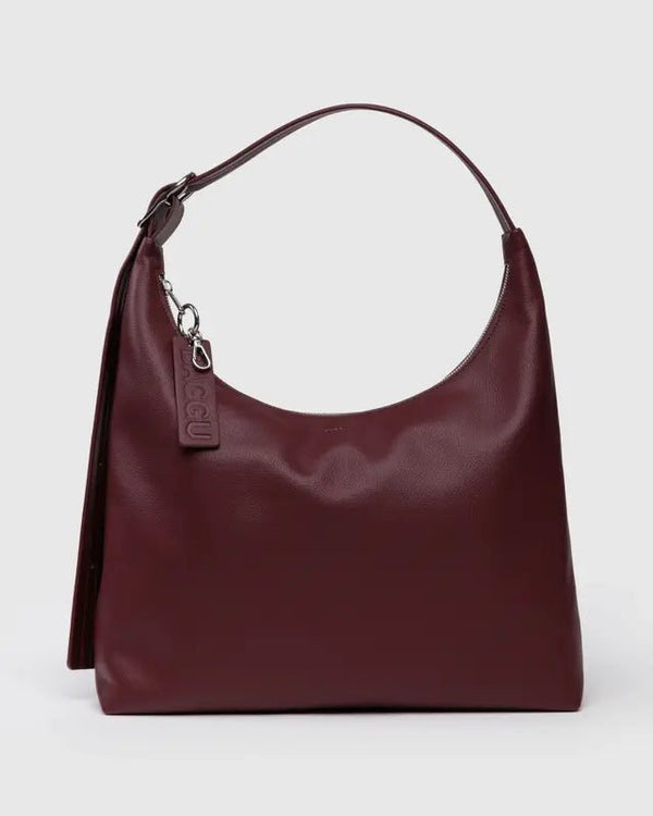 BAGGU Shoulder Bag - Recycled Leather - Plastic Freedom