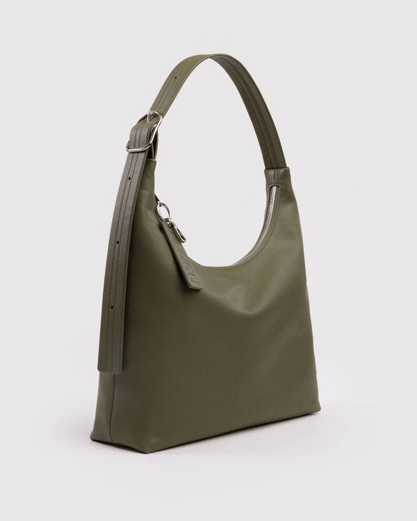 BAGGU Shoulder Bag - Recycled Leather - Plastic Freedom