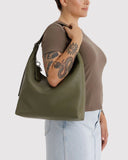 BAGGU Shoulder Bag - Recycled Leather - Plastic Freedom