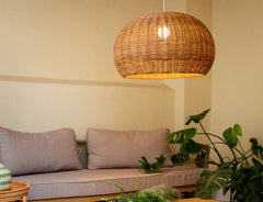 Bam & Bloom Grand Rattan Pendant - Plastic Freedom