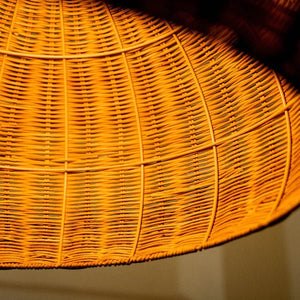 Bam & Bloom Grand Rattan Pendant - Plastic Freedom
