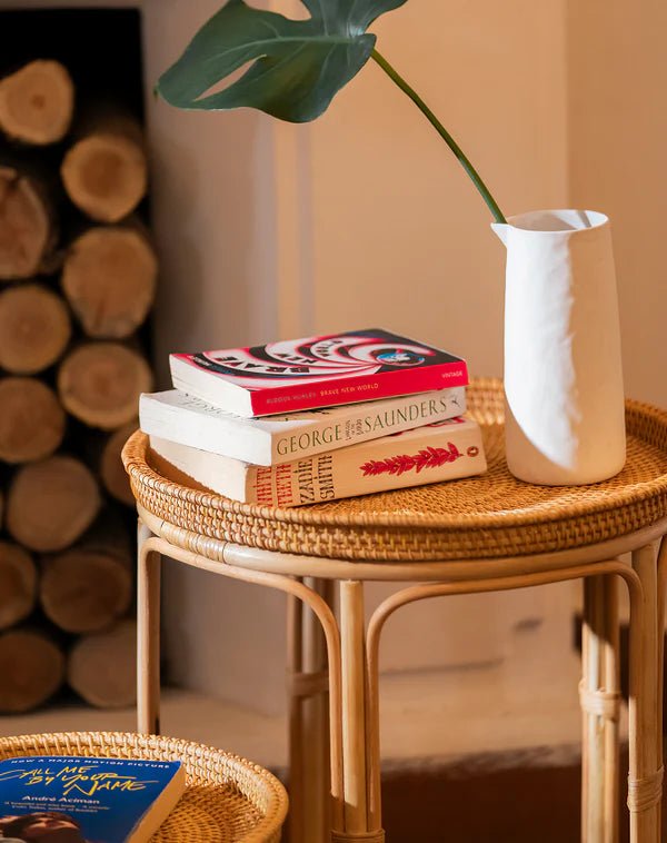 Bam & Bloom Rattan Side Table - Hoxton - Plastic Freedom