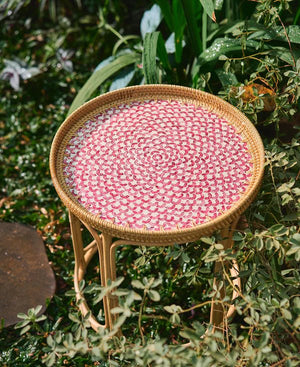 Bam & Bloom Rattan Side Table - Karoo - Plastic Freedom