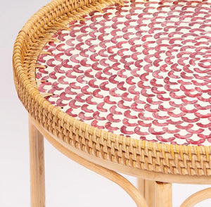 Bam & Bloom Rattan Side Table - Karoo - Plastic Freedom