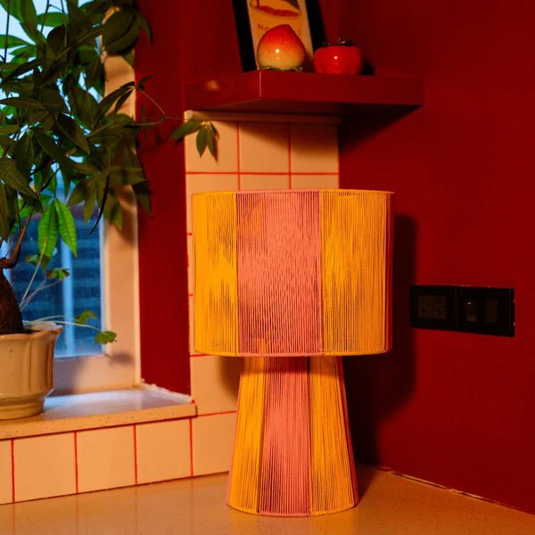 Bam & Bloom Standing Lamp - Pink Noise - Plastic Freedom