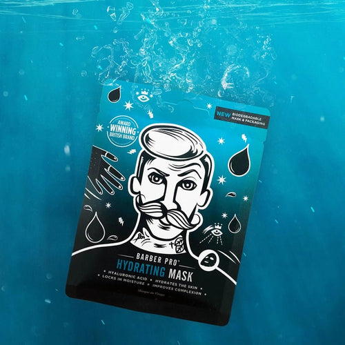 BARBERPRO 100% Compostable Sheet Face Mask for Men - Hydrating - Plastic Freedom