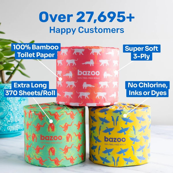Bazoo Bamboo Toilet Roll - Plastic Freedom