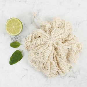 A Slice of Green Organic Cotton Bath Puff