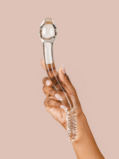 The Natural Love Company Tansy Wave - 10" Glass Dildo
