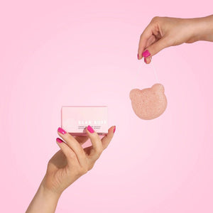 Bear Beauty Bear Buff Cherry Infused Konjac Sponge - Plastic Freedom