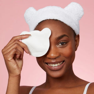 Bear Beauty Eye & Face Bamboo Cotton Bear Pads - x4 Pack - Plastic Freedom