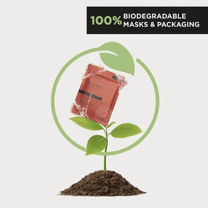 BEAUTYPRO 100% Compostable Sheet Face Mask - Retinol Anti-Ageing Sheet Mask - Plastic Freedom