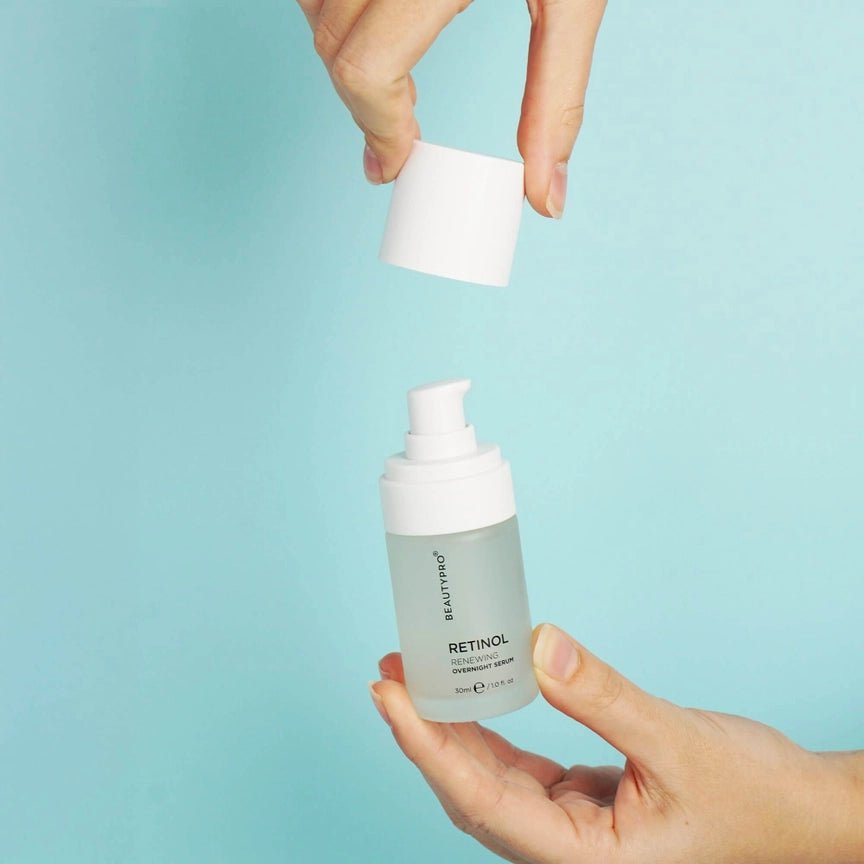 BEAUTYPRO Vegan & Water Free Overnight Serum 30ml - Retinol Anti-Ageing & Acne Care - Plastic Freedom