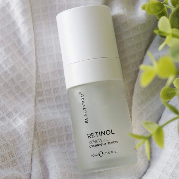 BEAUTYPRO Vegan & Water Free Overnight Serum 30ml - Retinol Anti-Ageing & Acne Care - Plastic Freedom