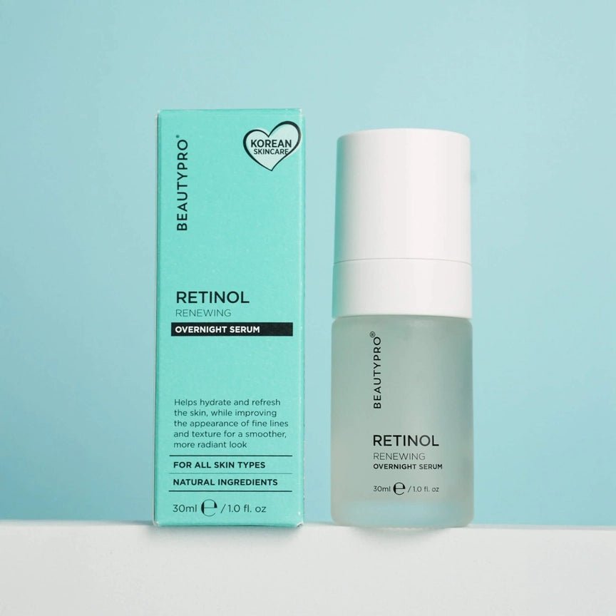 BEAUTYPRO Vegan & Water Free Overnight Serum 30ml - Retinol Anti-Ageing & Acne Care - Plastic Freedom