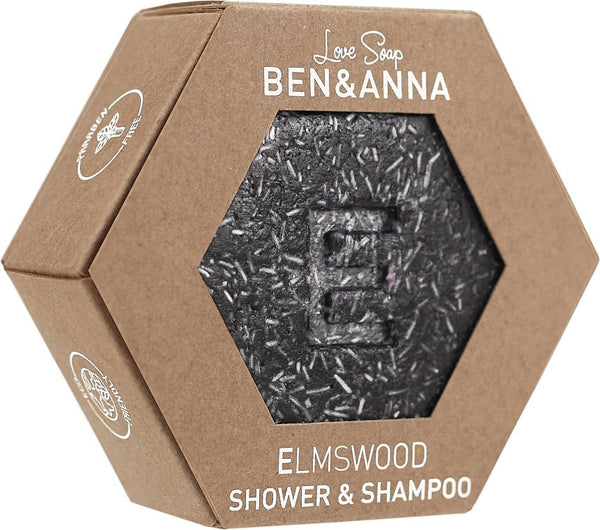 Ben & Anna Elmswood 2-in-1 Shampoo & Body Wash Bar - 60g - Plastic Freedom