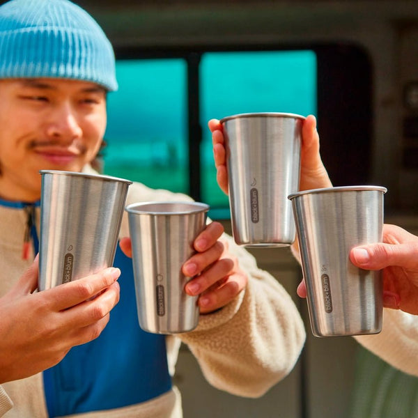 Black + Blum Stainless Steel Cup Set - Plastic Freedom