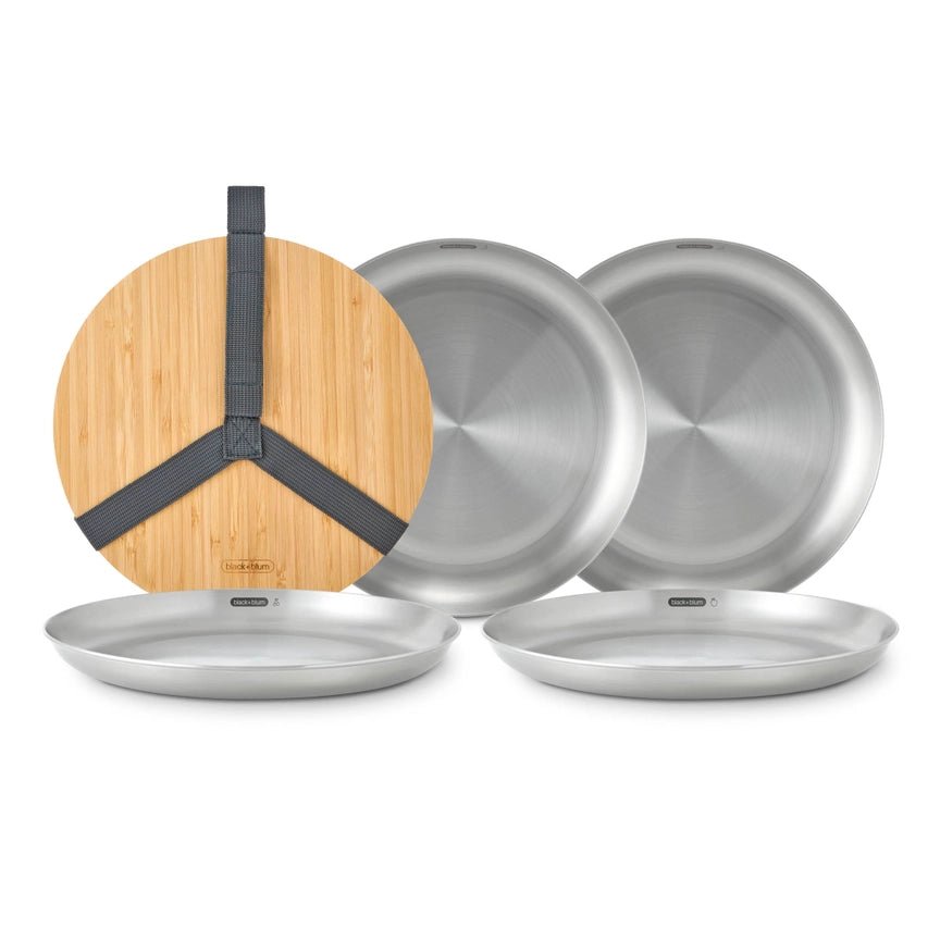 Black+Blum Stainless Steel Plate Set - Plastic Freedom