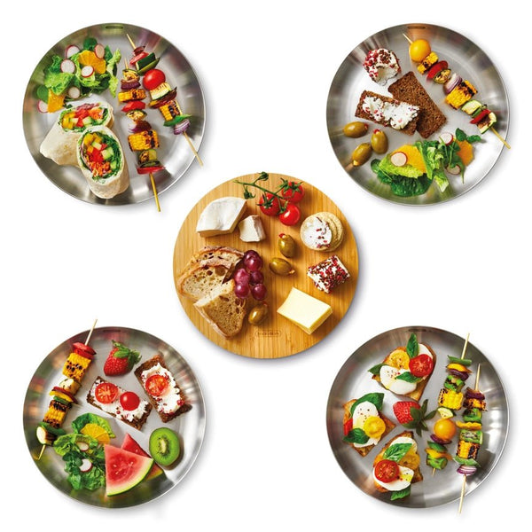 Black+Blum Stainless Steel Plate Set - Plastic Freedom
