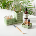 Block Design Handmade Eco Friendly Jesmonite Tile Square Dish - Plastic Freedom