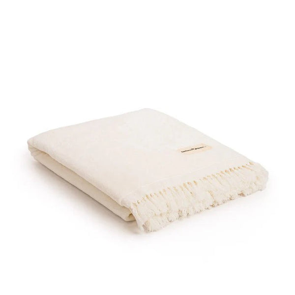 Business & Pleasure Holiday Beach Towel - 100% Cotton - Plastic Freedom