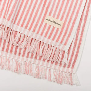 Business & Pleasure Holiday Beach Towel - 100% Cotton - Plastic Freedom