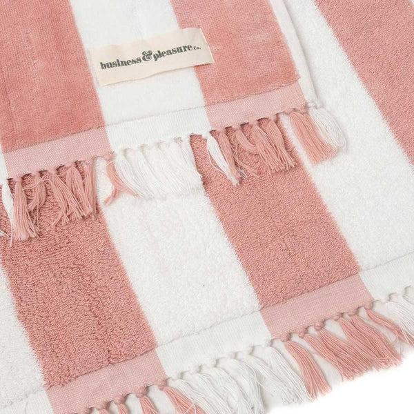 Business & Pleasure Holiday Beach Towel - 100% Cotton - Plastic Freedom