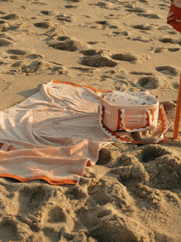 Business & Pleasure Holiday Beach Towel - 100% Cotton - Plastic Freedom