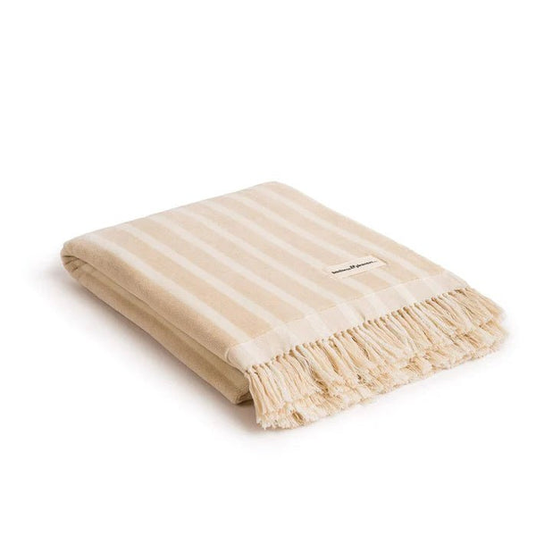Business & Pleasure Holiday Beach Towel - 100% Cotton - Plastic Freedom
