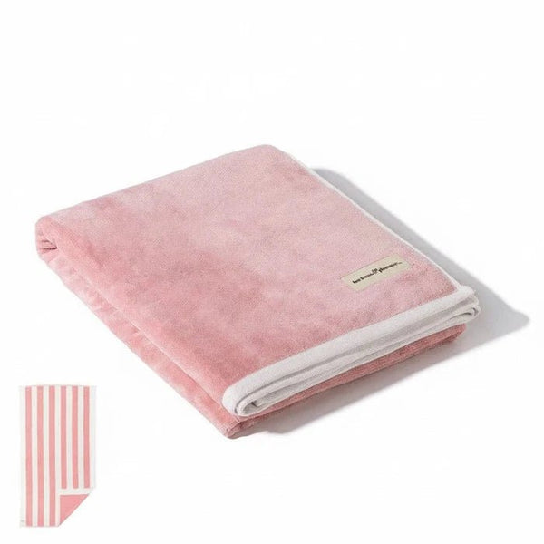 Business & Pleasure Holiday Beach Towel - 100% Cotton - Plastic Freedom