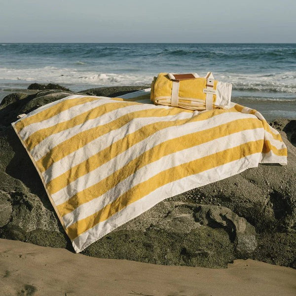 Business & Pleasure Holiday Beach Towel - 100% Cotton - Plastic Freedom