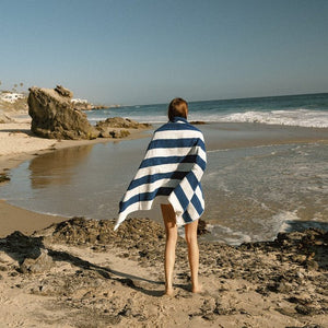 Business & Pleasure Holiday Beach Towel - 100% Cotton - Plastic Freedom